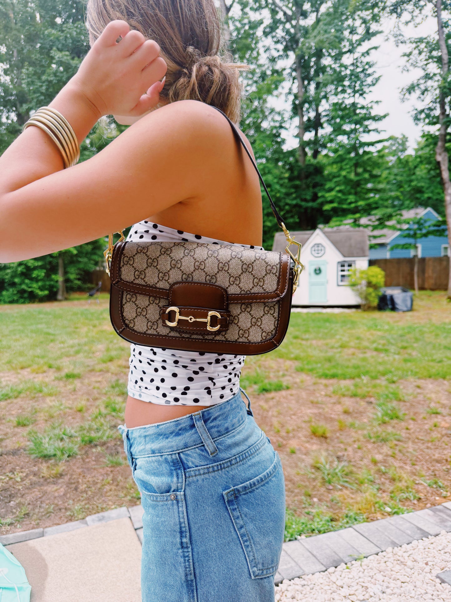Goldie bit purse