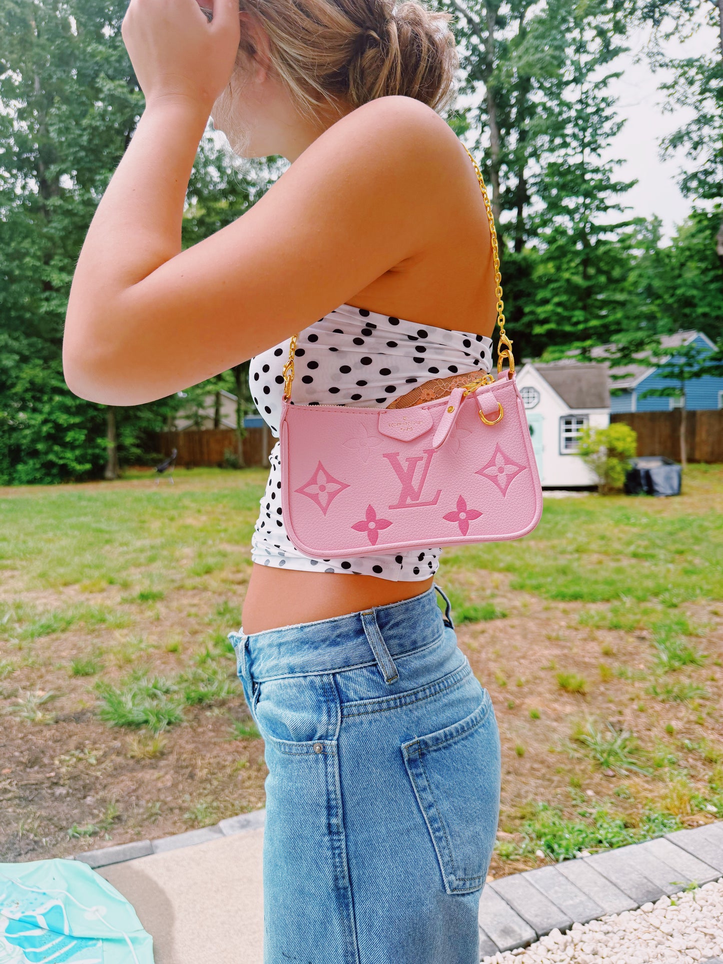 Pink Peony Bag