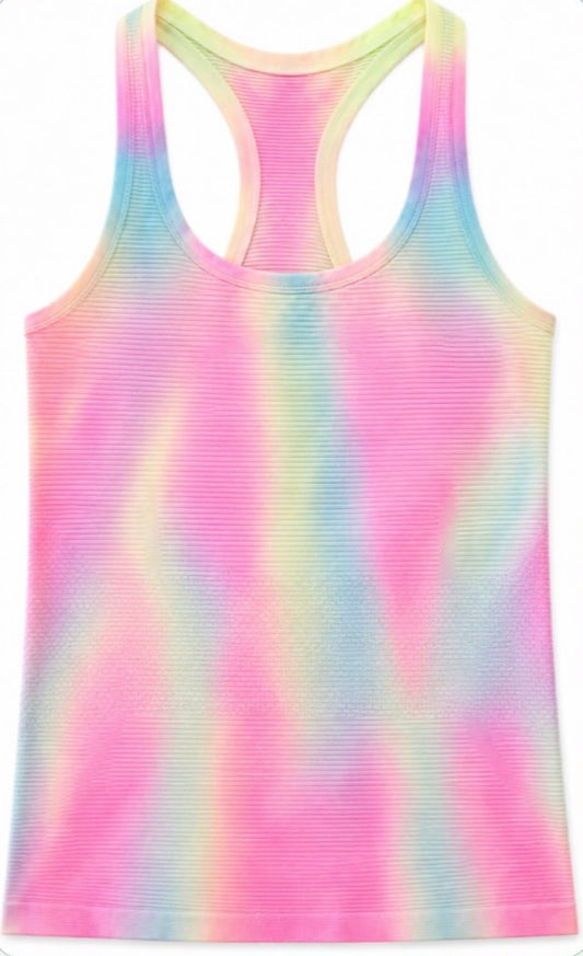 Cotton candy skies tank