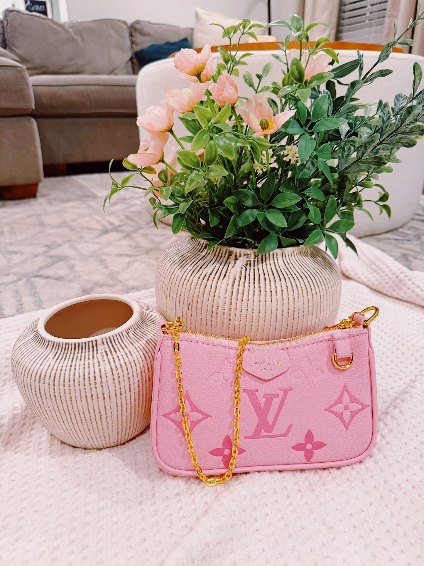 Pink Peony Bag